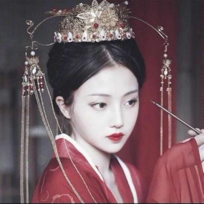 古装女明星情侣头像,穿越时空的浪漫邂逅