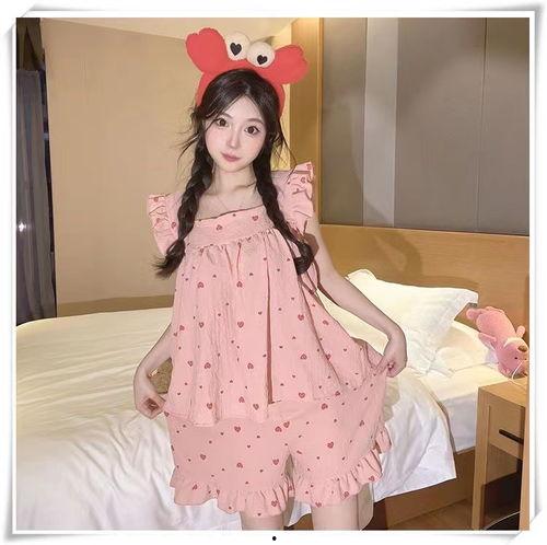 网红新款学生睡衣女,新款学生睡衣，时尚舒适，女生必备单品