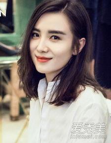 明星中分发型烫发,中分烫发造型解析