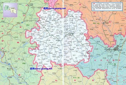 自贡网红地图全图